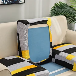 1pc sofa seat cushion cover printed elastic sofa slipcovers  soft stretch protector for pets shaped sofa  chaselong covers