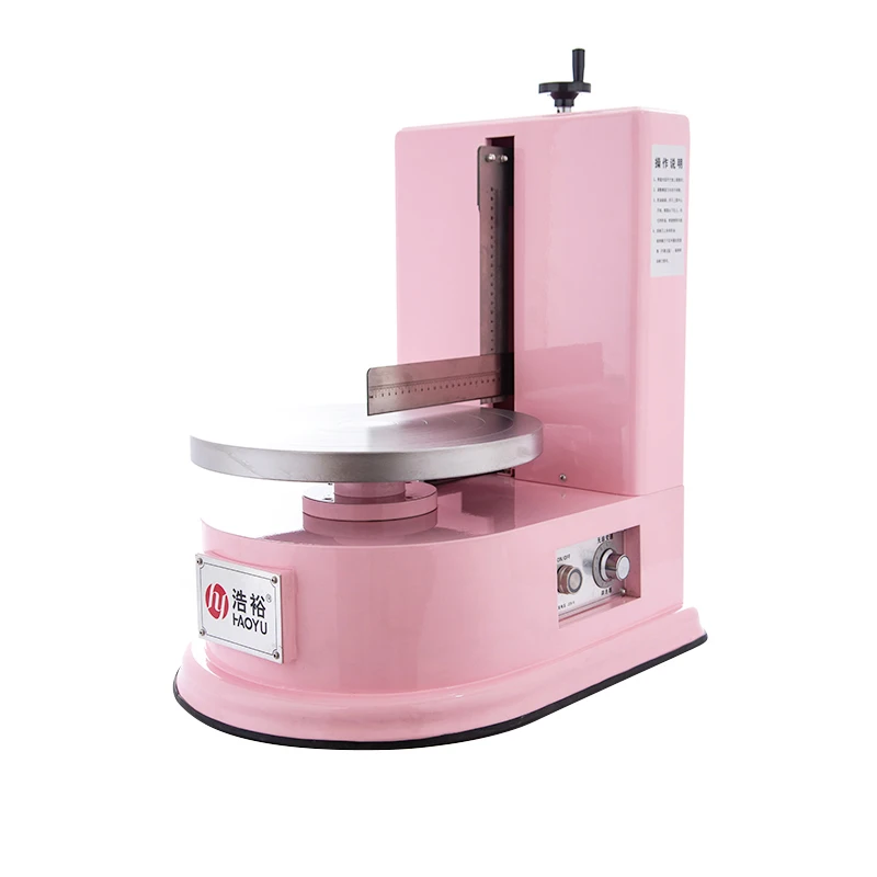 

Birthday Cake Cream Spreading Machine Round Cake Cream Coating Filling Machine Pastry Cake Decorating Spreader