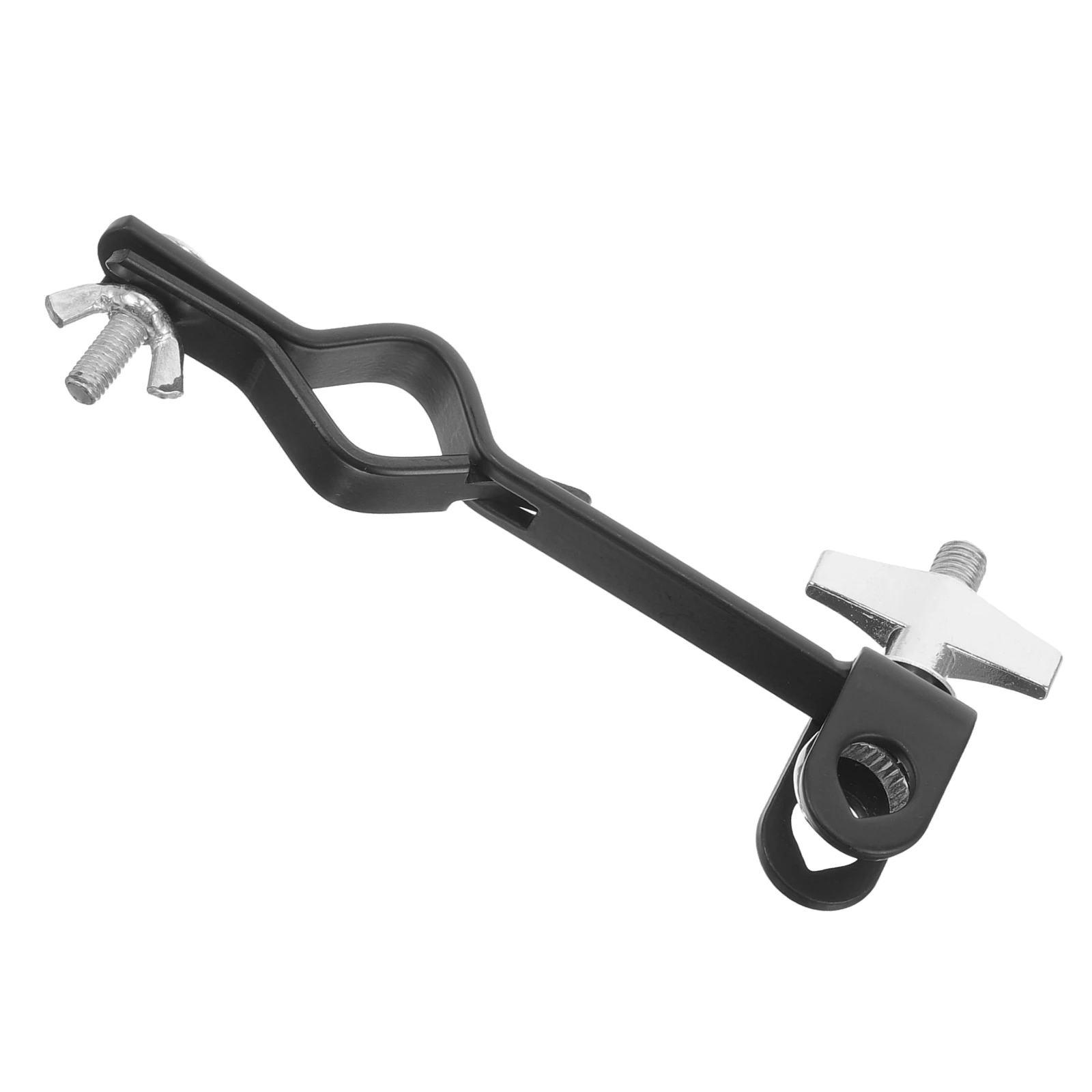 

Mounting Block Cowbell Holder Clip Adjustable Ergonomic Design Versatile Drum Set Accessory Durable Practical Percussion Bracket