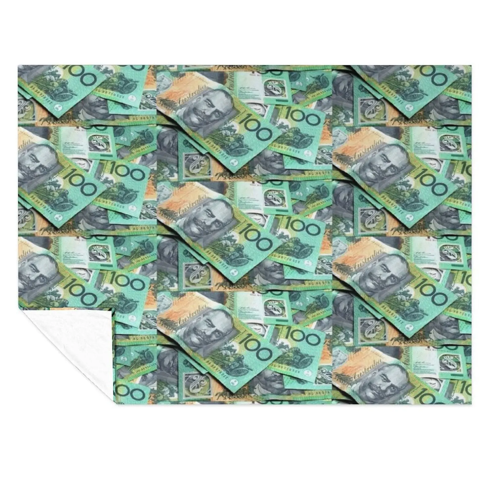 

Australian $100 notes Throw Blanket christmas gifts Luxury Hairys Blankets