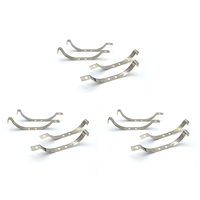 【NEW LISTING】12Pcs Steel Shock Absorber Leaf Springs Suspension For WPL D12 B14 B24 B16 B36 RC Truck Car Upgrades Parts Accessor