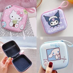 9.5x9.5cm Earphone Portable Storage Bag For Airpods U Disk Cable Case Box Headset Cover Portable Zipper Headphone Pouch