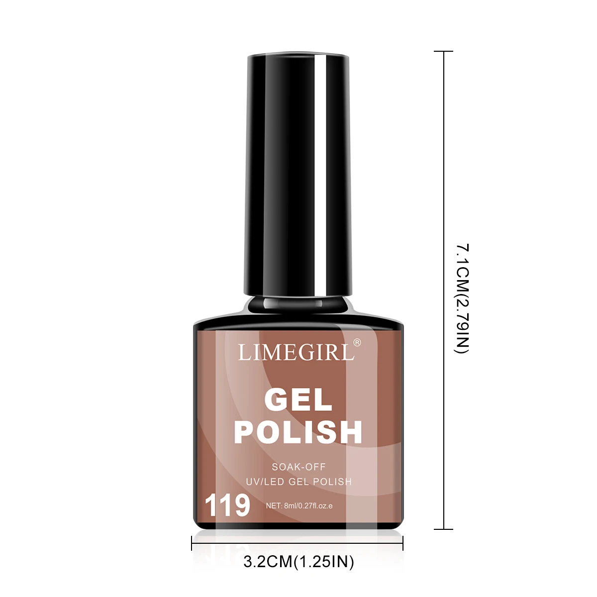 젤 네일 폴리쉬 키트 18종 8ml 글리터 아트 젤 키트 (UV 램프 & 베이스/탑 코트 포함) 네일 아트 스티커 매니큐어 도구 여성용 선물