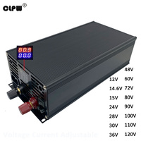 Adjustable 1500W Switching Power Supply 0-12V 13.8V 24V 28V 36V 48V 60V 72V 80V Digital Display Voltage Current Regulated SMPS