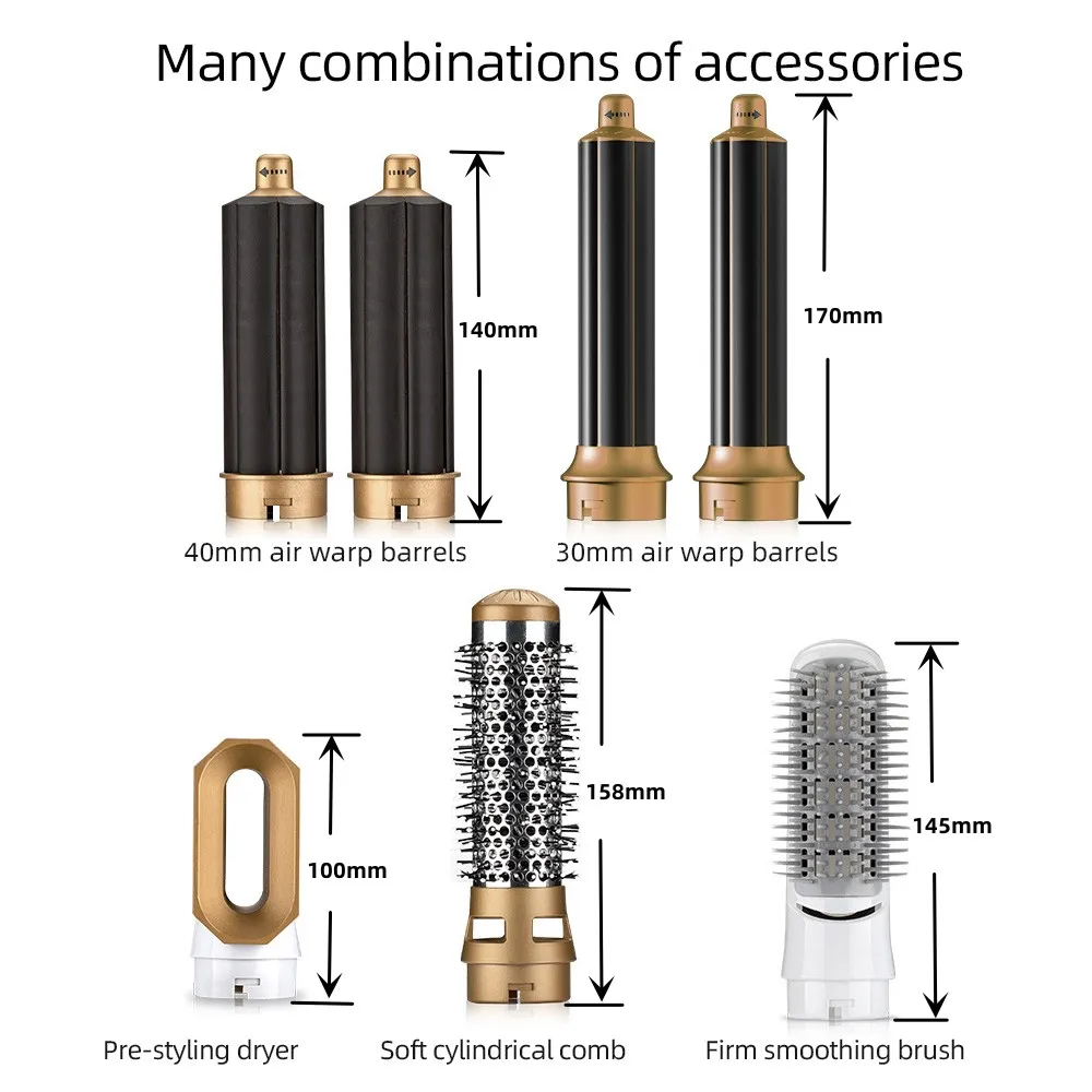 음이온 원스텝 헤어 드라이어 브러시, 핫 에어 브러시 스타일러 및 볼륨마이저, 헤어 스트레이트너, 컬러 빗
