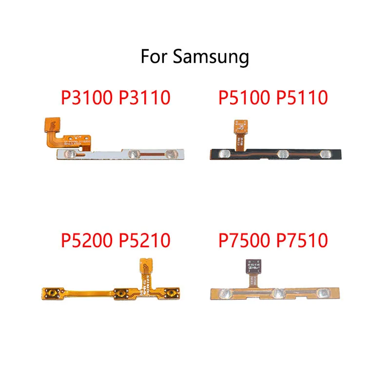 Power Button Switch Volume Button On / Off Flex Cable For Samsung P3100 P3110 P5100 P5110 P5200 P7500 P5200 P5210 N5100 N8000