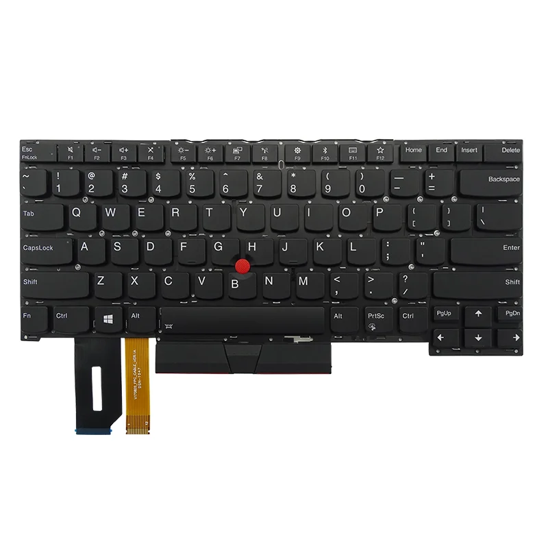 Imagem -03 - Teclado de Substituição para Laptop Lenovo Thinkpad T490s T495s p1 Gen1 Gen2 x1 Extreme Gen1 Gen2 T13s us se ch nl no Pol gr