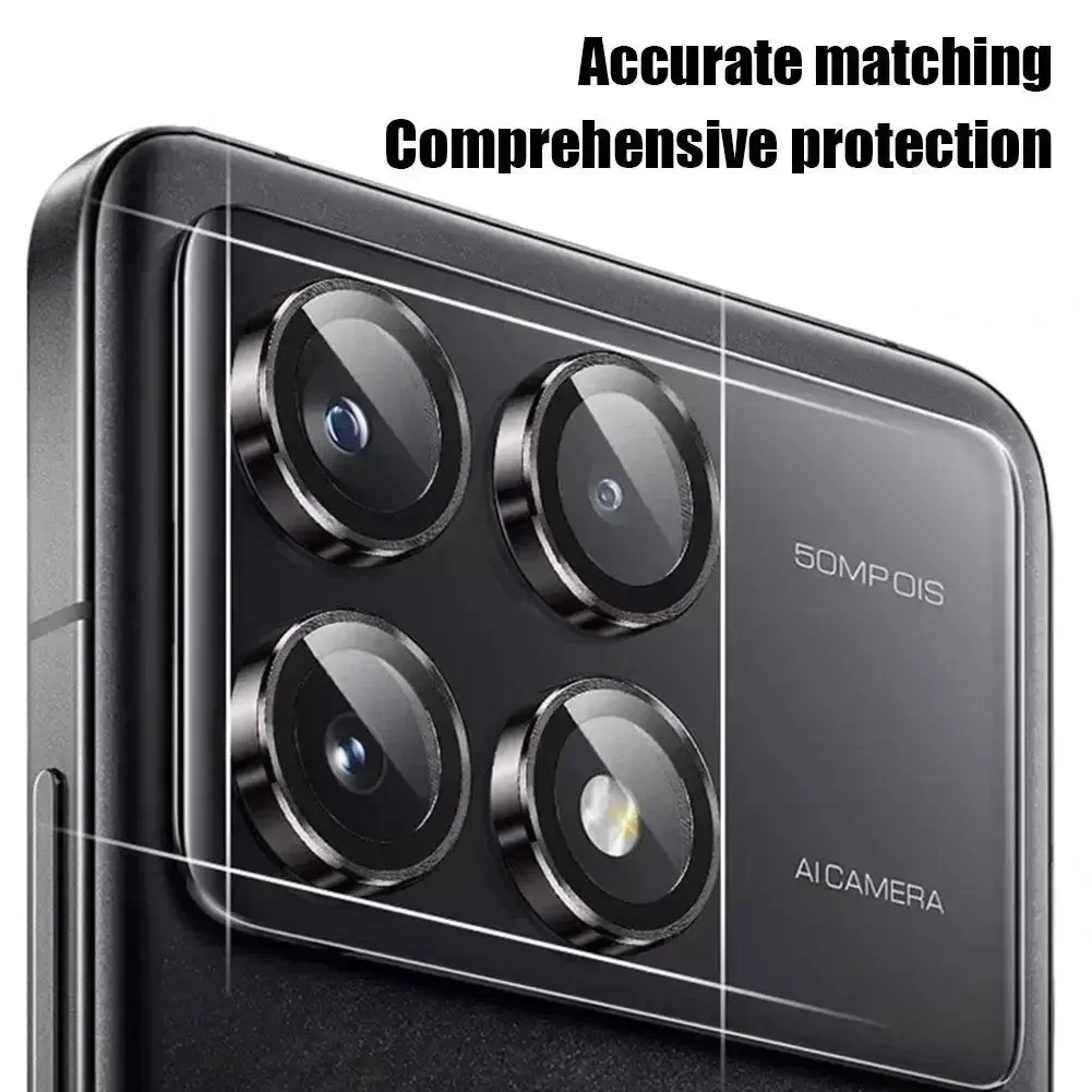 Camera Lens Beschermer Glas Voor Xiaomi Poco X6 Pro 5G Metalen Lens Case Camera Beschermende Film Poco X 6X6 5G Lens Glas