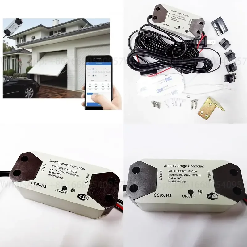 Smart Wifi NetWork Zigbee App Garage Controller Door Opener for Indoor Outdoor Home