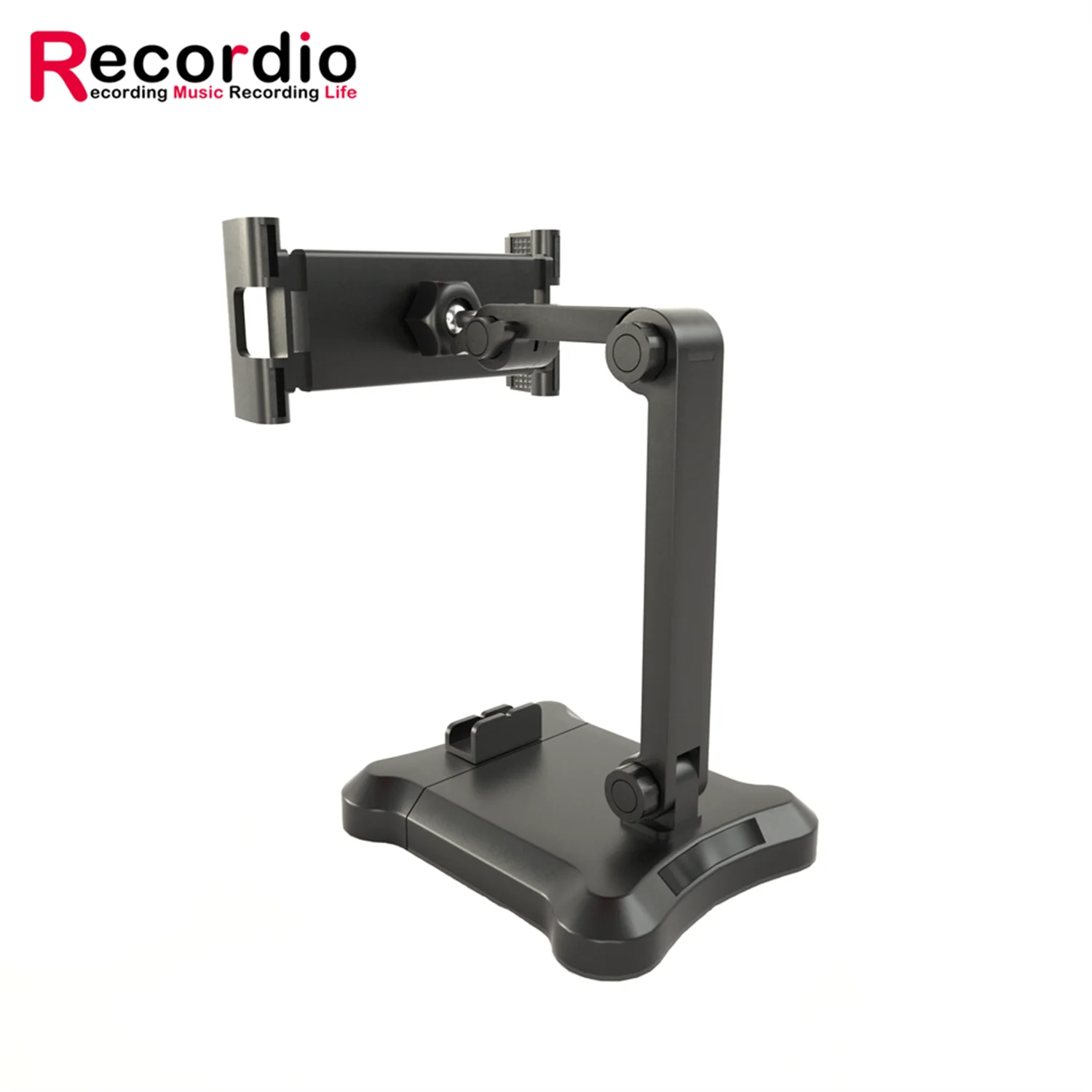 GAZ-NB40 게으른 데스크탑 베이스, 조정 가능한 태블릿 휴대폰 접이식 마이크 브래킷.