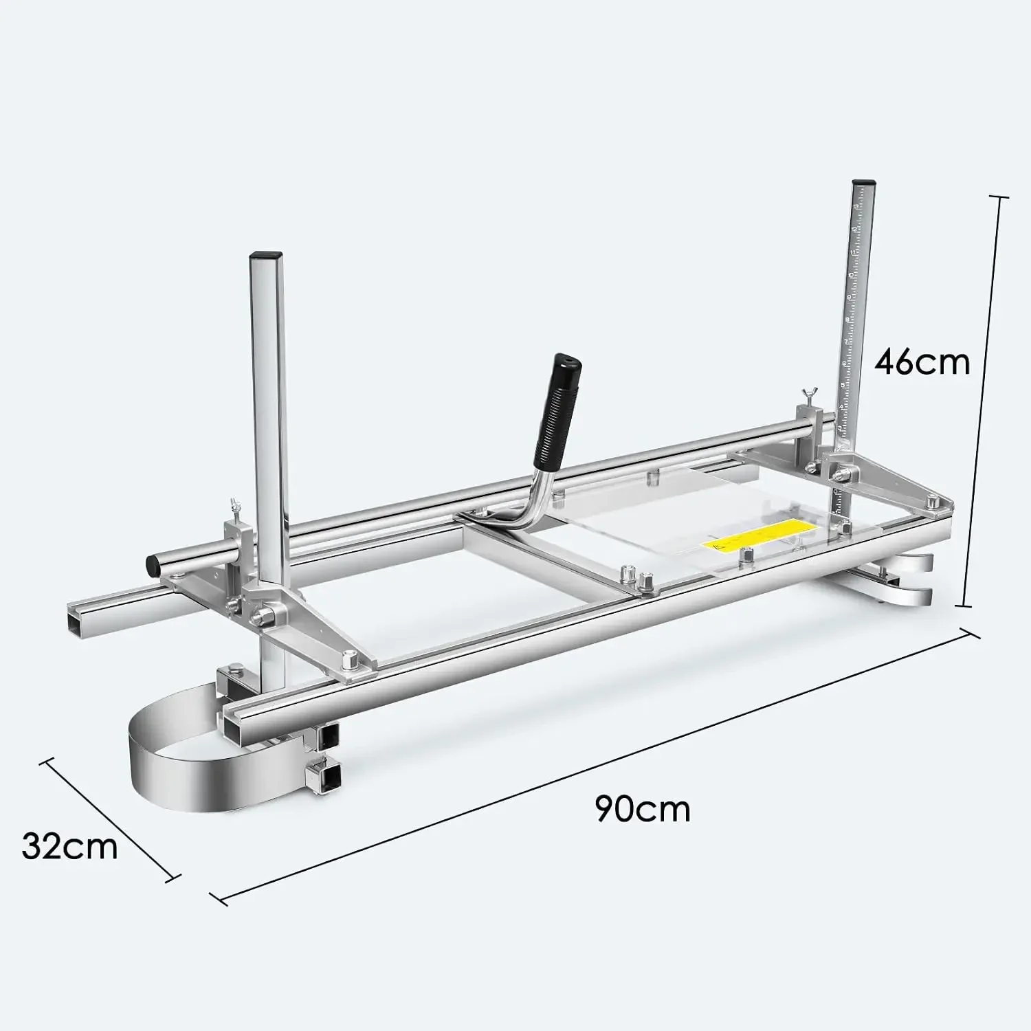 36-inch Portable Chainsaw Mill, Aluminum Steel Planking Milling Bar for Builders and Woodworkers (14