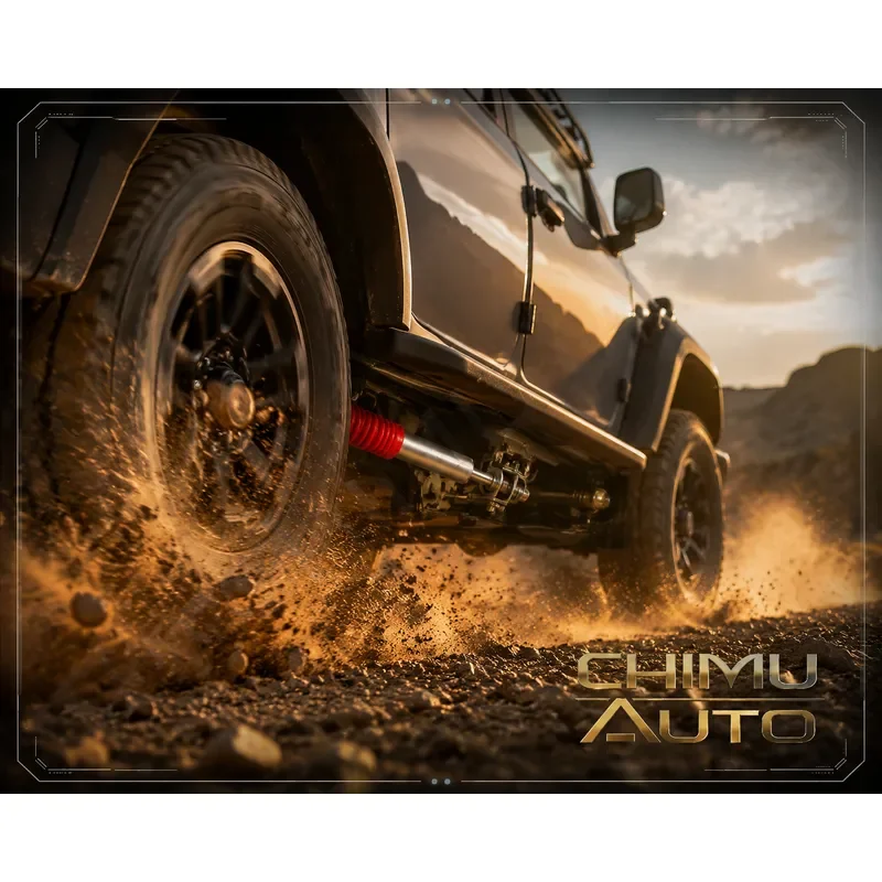 【CHIMU AUTO】 For Mitsubishi Pajero V31 V33 Cheetah Raider High Strength Steering Damper Stabilizer High Performance Off Road