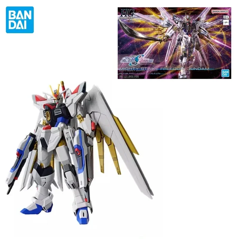 In Stock Bandai GUNDAM HG 1/144 SEED MIGHTY STRIKE FREEDOM GUNDAM Anime Action Figure Assembly Model Collection Toy Hoilday Gift