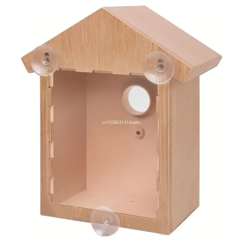 

Dropship Observational Outdoor Birdhouse Bird Nest Bed Parrots Breeding Roof