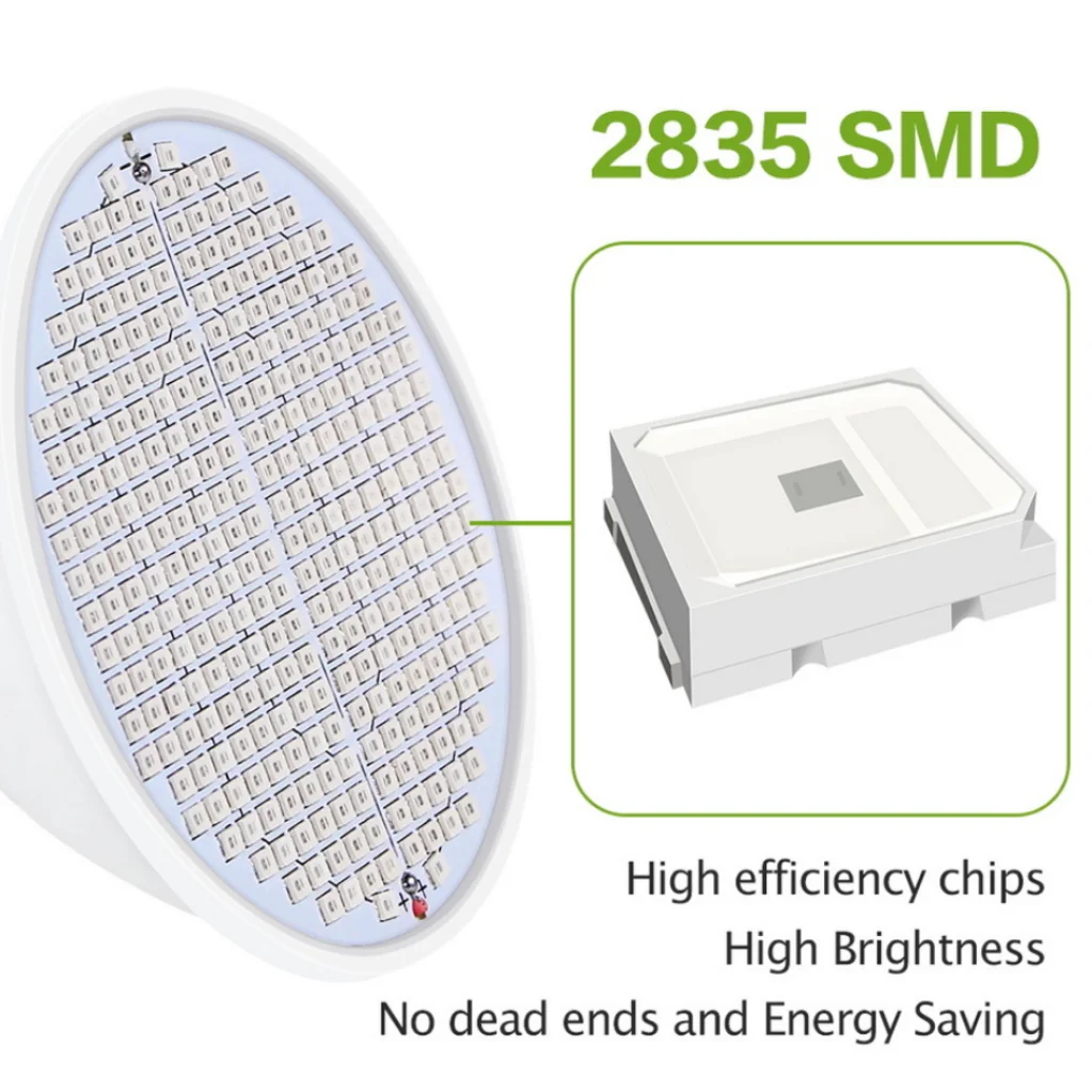 Imagem -05 - Led Crescer Luz 85265v Espectro Completo Phyto Lâmpada Led Hidroponia Planta Lâmpada Crescimento Luz Tenda Estufa Vegs Cultivo Lâmpada E27