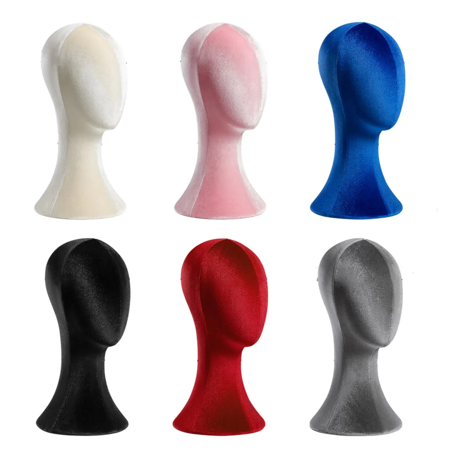 

Mannequin Head Model Wig Holder Storage Easy Pin Use Hat Display Stand for Shop Headdress Cowboy Hat Hairdressing Prop