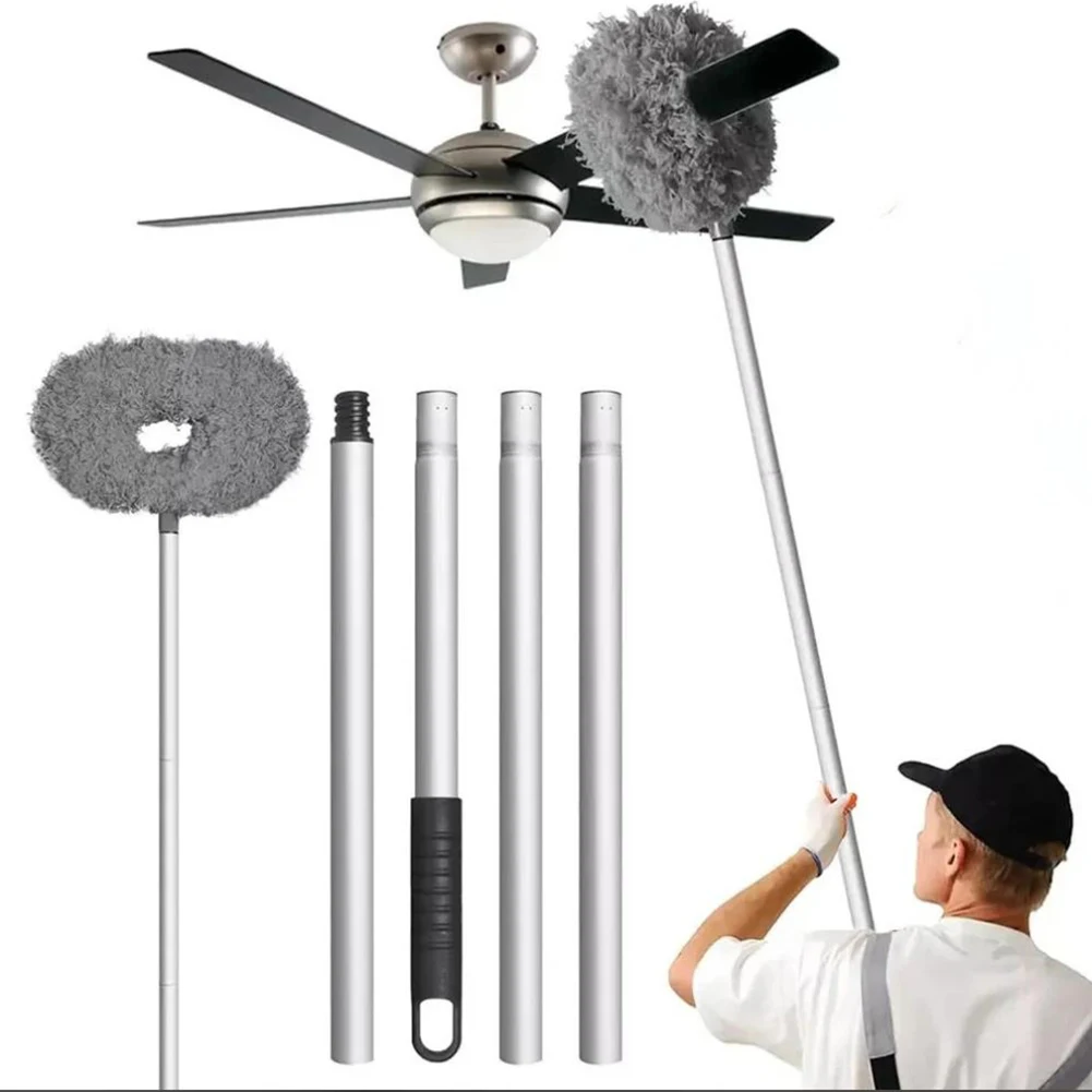 

Многоцелевой выдвижной потолочный вентилятор, регулируемый многоразовый мягкий очиститель потолочного вентилятора для домашнего использования