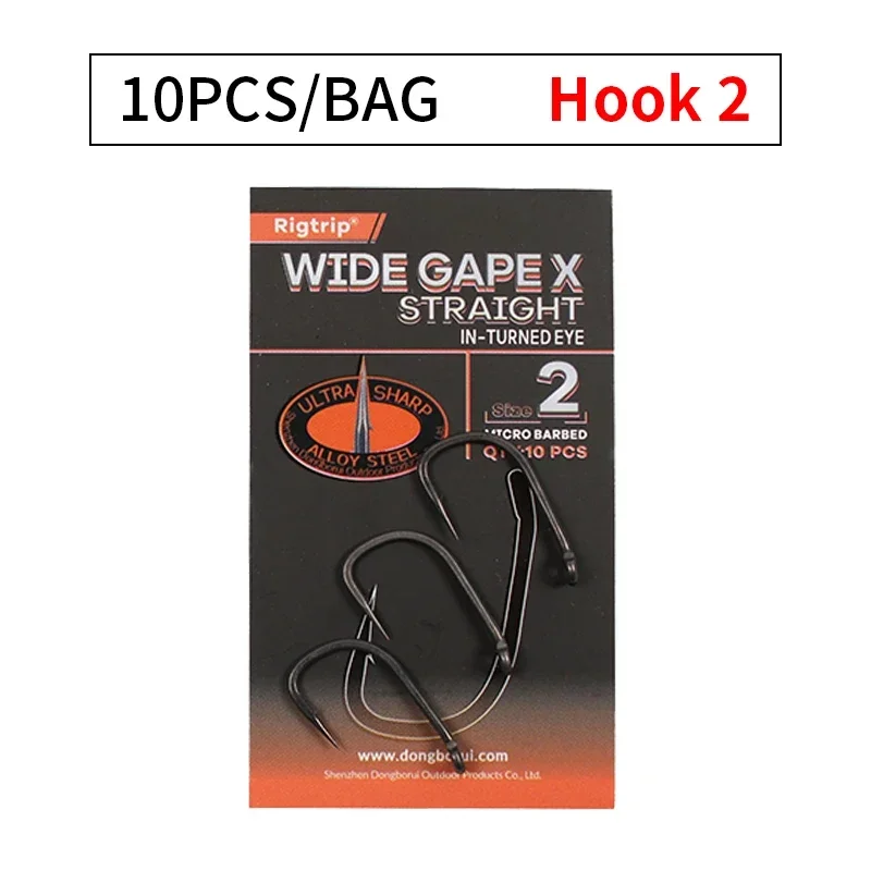 Wide Gape X Micro Barb Carp Hooks – PTFE Coated (10pk) product image