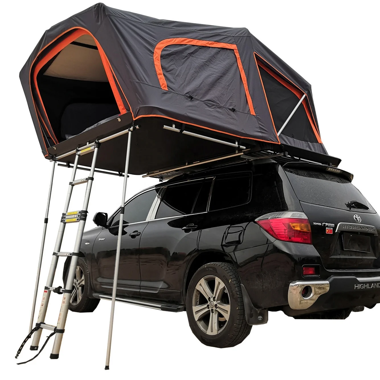 4 person camping SUV hard shell car roof top tent   rooftop  for sale with annex canopy awning