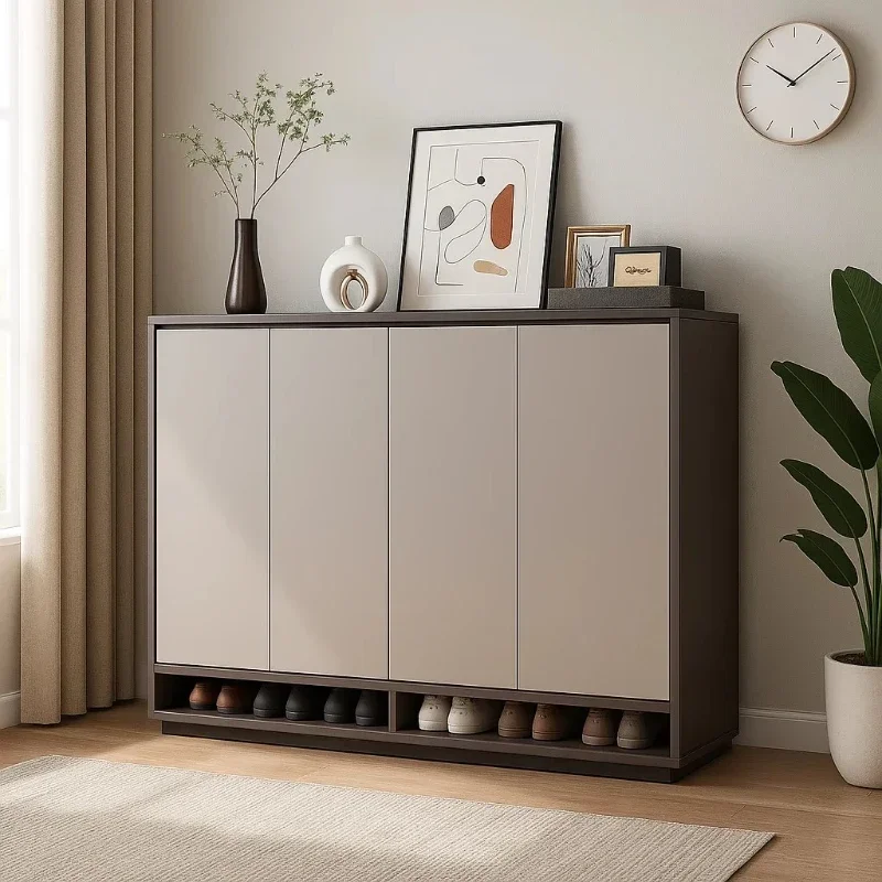 Multi-functional Shoe cabinet Multifunctional shoe rack Small apartment household storage cabinet sturdy and durable