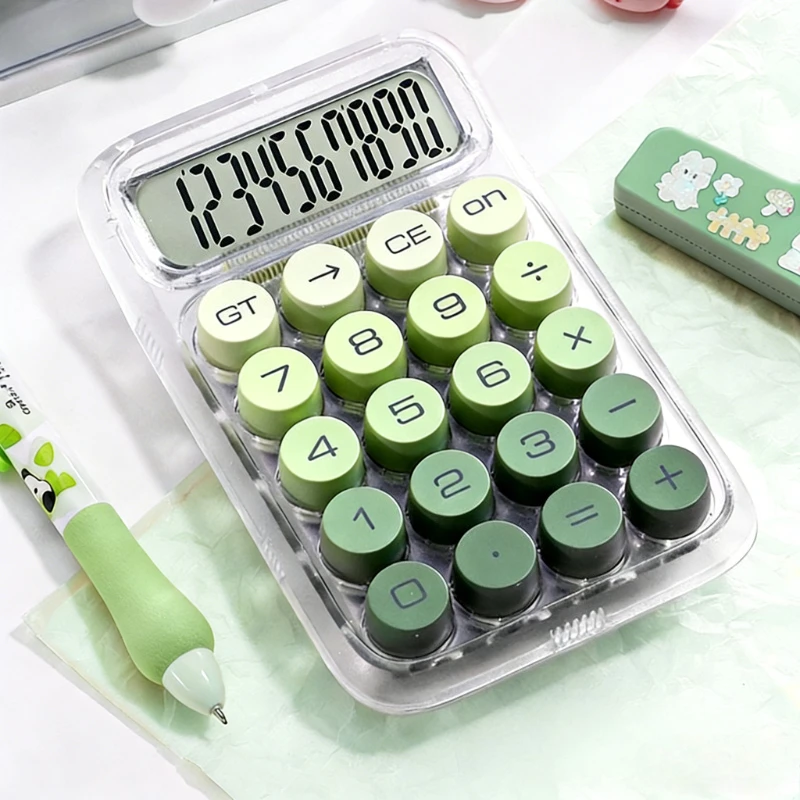 

1pc Cute Calculator Gradient 10 Bit Desktop Calculator, A Calculator for Solving Mathematical Problems, Suitable for Schools