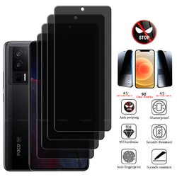 4/3/2/1Pcs For Poco F5 Pro Glass Xiaomi Poco F5 Pro Tempered Glass 9H Privacy Anti-Spy Cover Glue Screen Protector Poco F5 Pro