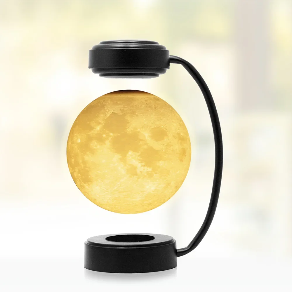 Creative Moon Lamp Magnetic Levitation Moon Lamp 3D Printing Home Floating Decoration Gift