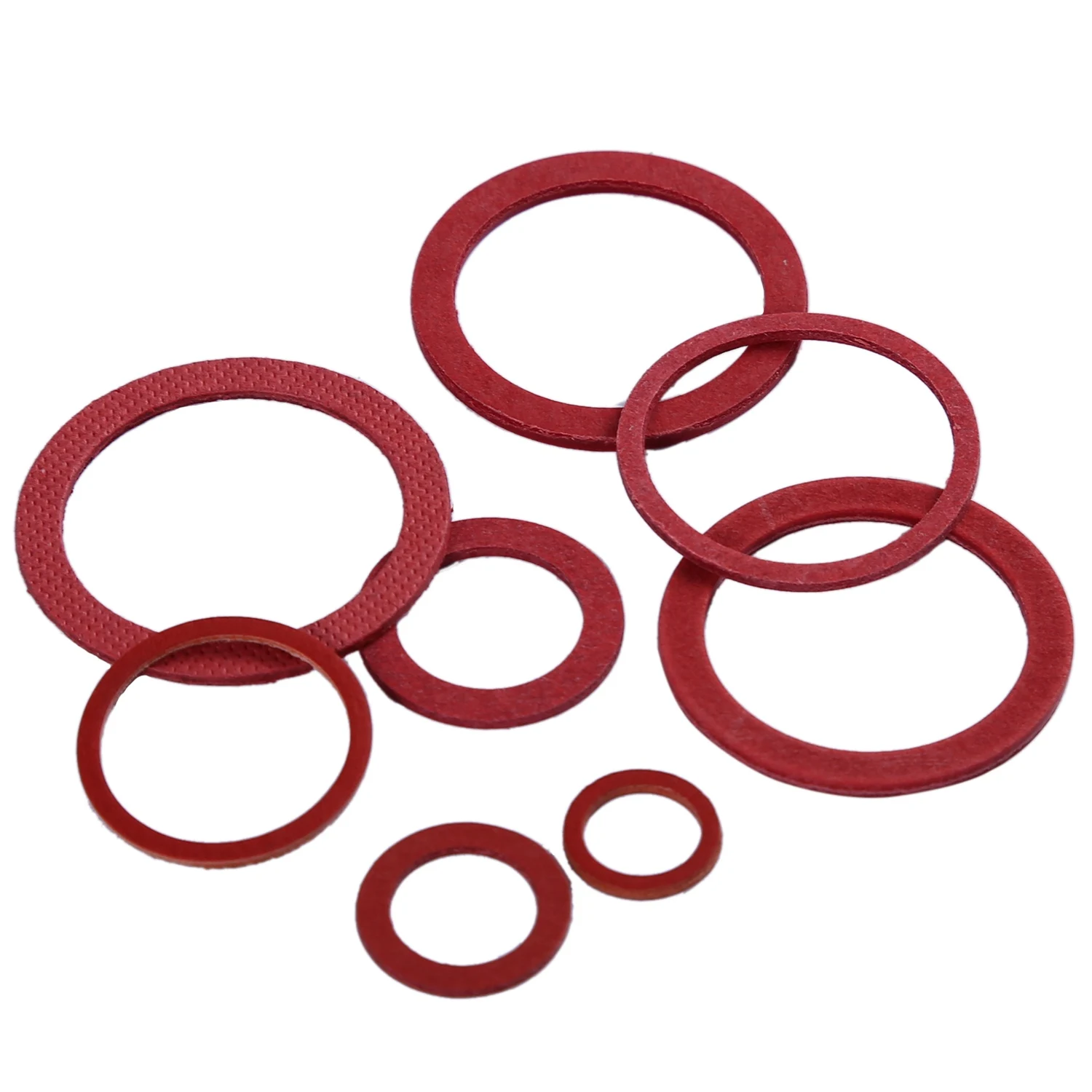 Flat Rubber O-Ring Seal Mangueira Junta, Lavadora para Faucet Grommet, 18 tamanhos diferentes, 141PCs