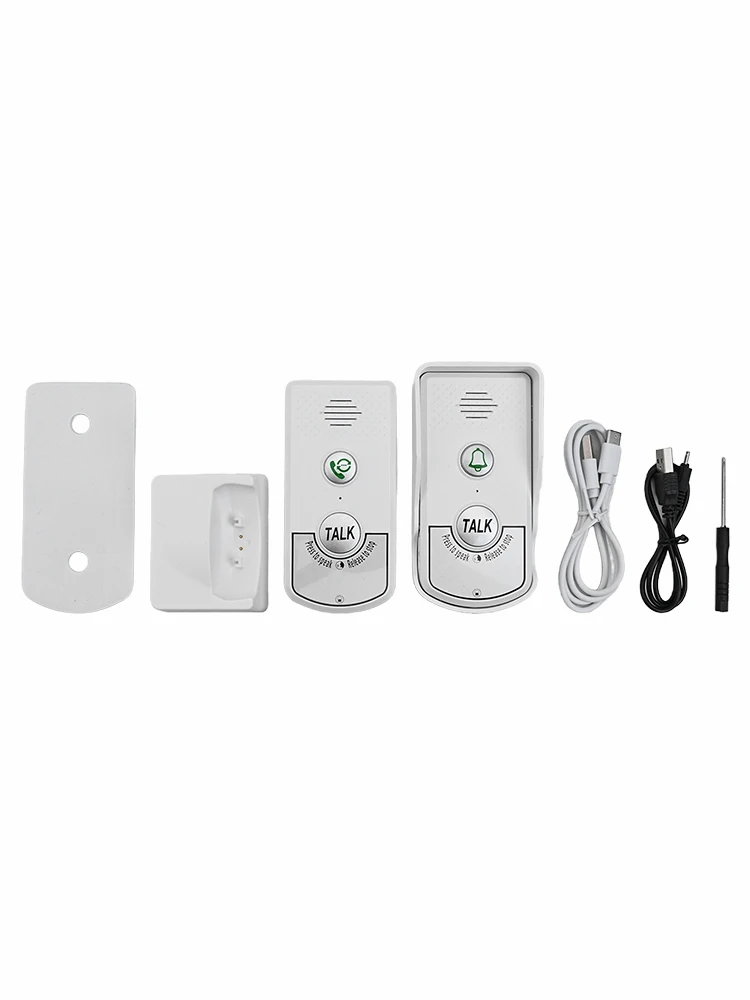 Long Range Doorbell 1000m Doorbell Home Security Built-in 2k MAh Battery High Quality Strong Penetration Two-way Communication