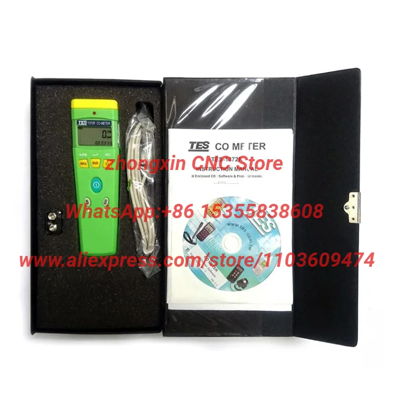 TES-1372R Digital Meter/ Carbon Monoxide Meter / Portable CO Gas Detector 0-999