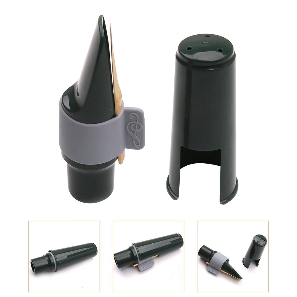 

1 set 1 Set Alto Saxophone Mouthpiece Kit Ligature Cap For Saxophone Accessories Parts Sax Supplies Alto Sax Clarinet Instrument
