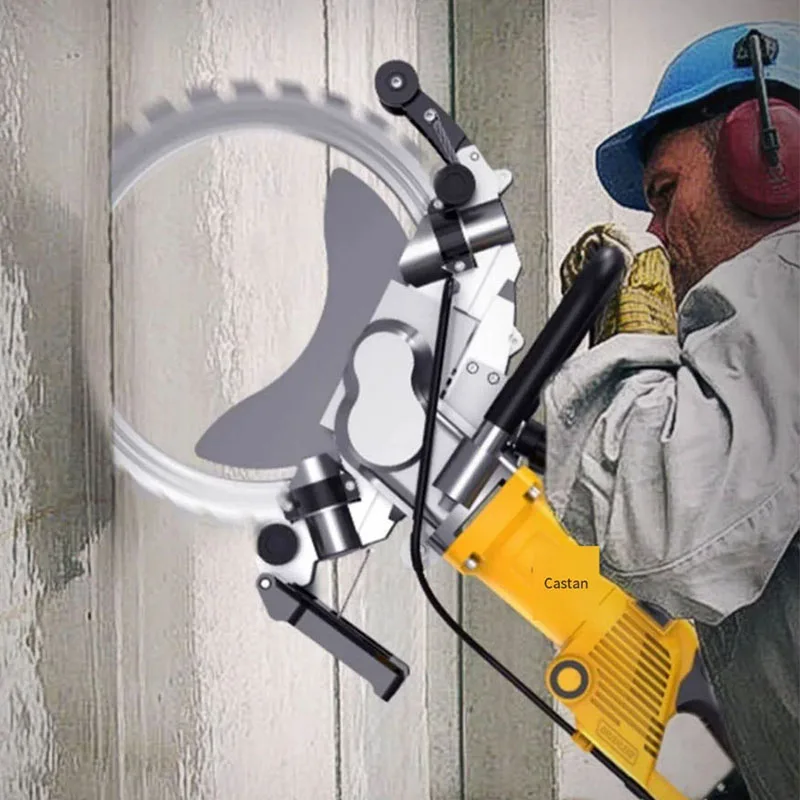 High-Frequency Ring Saw High-Power Brushless Concrete Wall cutting Dust-Free Open Wall Change Doors and Windows