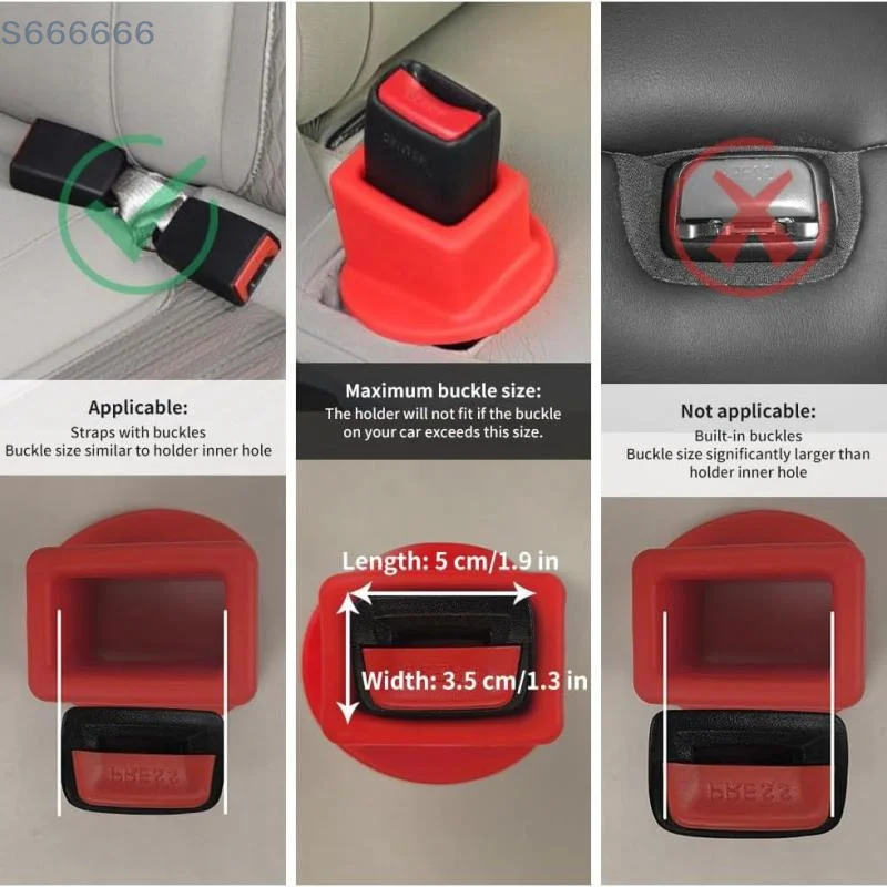 1 sztuka Samochodowa kotwica pasa bezpieczeństwa Automatyczna osłona klamry pasa bezpieczeństwa Osłona antykolizyjna Modyfikacja wnętrza samochodu