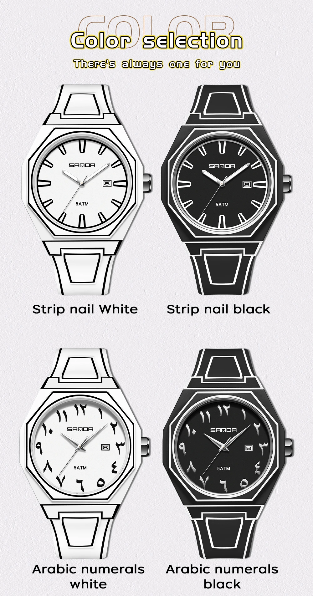 SANDA العلامة التجارية الأعلى 9090 ساعة كوارتز رجالية مقاوم للماء التقويم مضيئة سلسلة الإبداعية الفاخرة ساعة كوارتز رجالية 2025