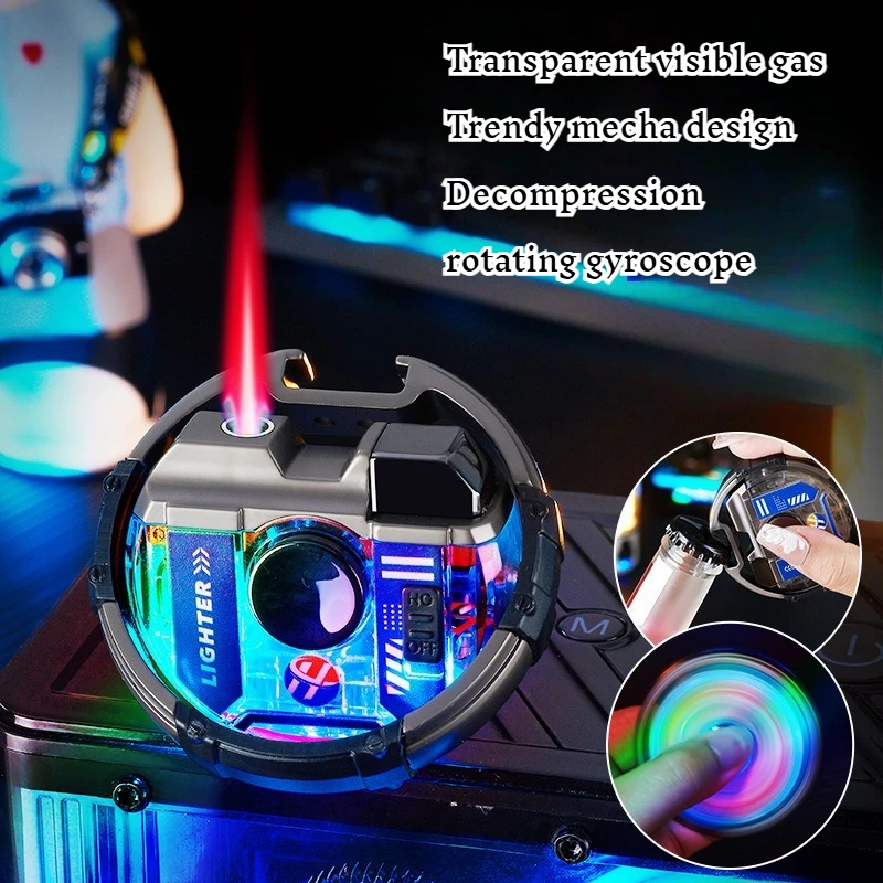

New Advanced Multifunctional Lighter Creative Rotating Lighting Cigarette Accessories Personalized Igniter Gift
