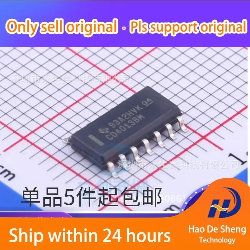 

10 шт./лот CD4013BM96 SOIC-14 CD4013BM новый оригинальный в наличии