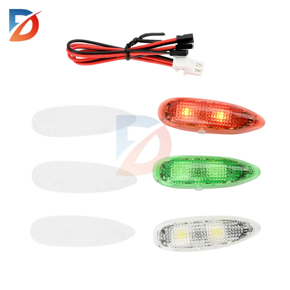 LED flash light wireless night flight light rechargeable 4 modes LED for remote control aircraft fixed wing drone FPV drone toys