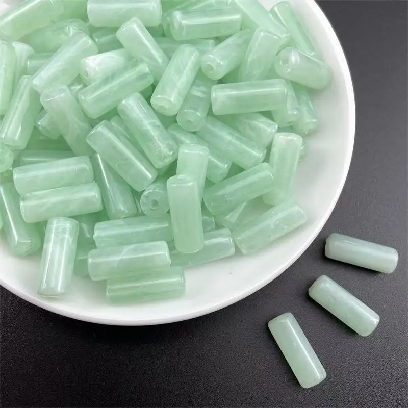 

20*9 мм японские облачные выцветающие цветные цилиндрические акриловые трубчатые бусины ручной работы DIY ожерелье браслет аксессуары из бисера