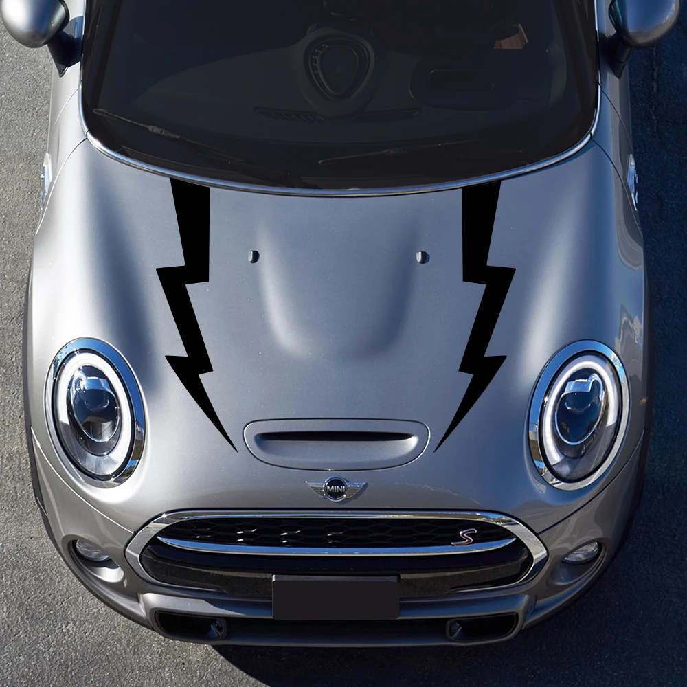 2 шт., наклейки на крышку капота автомобиля Mini Cooper S JCW F55 F56 R55 R56