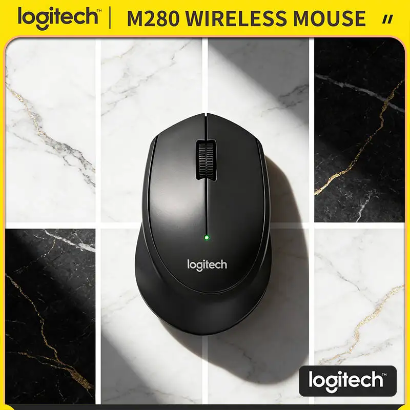 

Беспроводная мышь Logitech M280, 1000 DPI, точное отслеживание, 18 месяцев автономной работы, радиус действия 10 м, эргономичный дизайн для офиса, дома, Mac