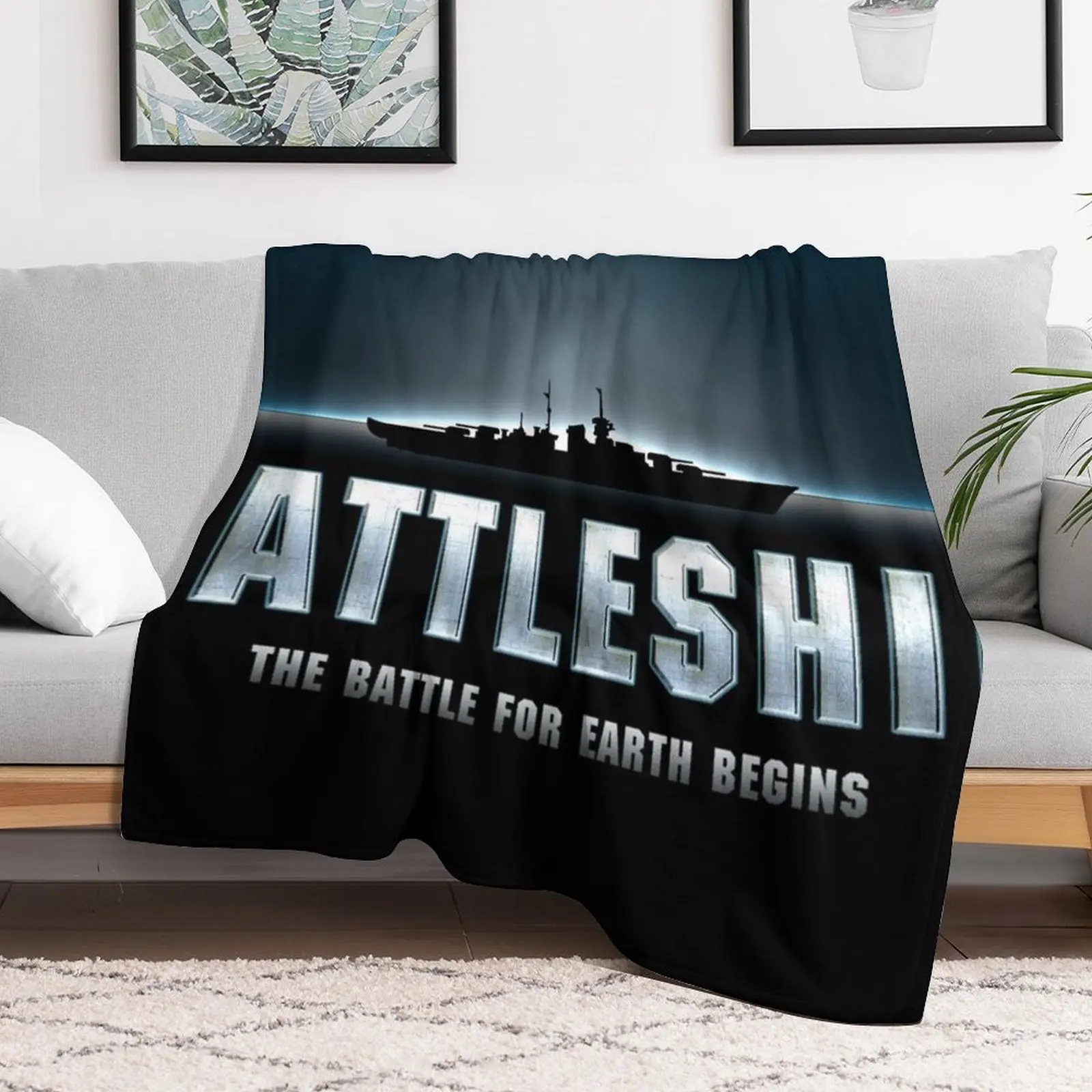 Battleship Throw Blanket Warm Fashion Sofas Thin Sofa Quilt Blankets