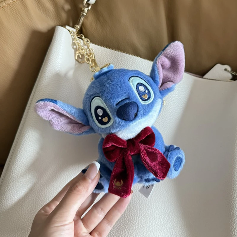 Oryginalne pluszaki Disney Stitch Angel, urocze lalki z kreskówki Lilo i Stitch, poduszka do rzucania, breloczek, prezent urodzinowy