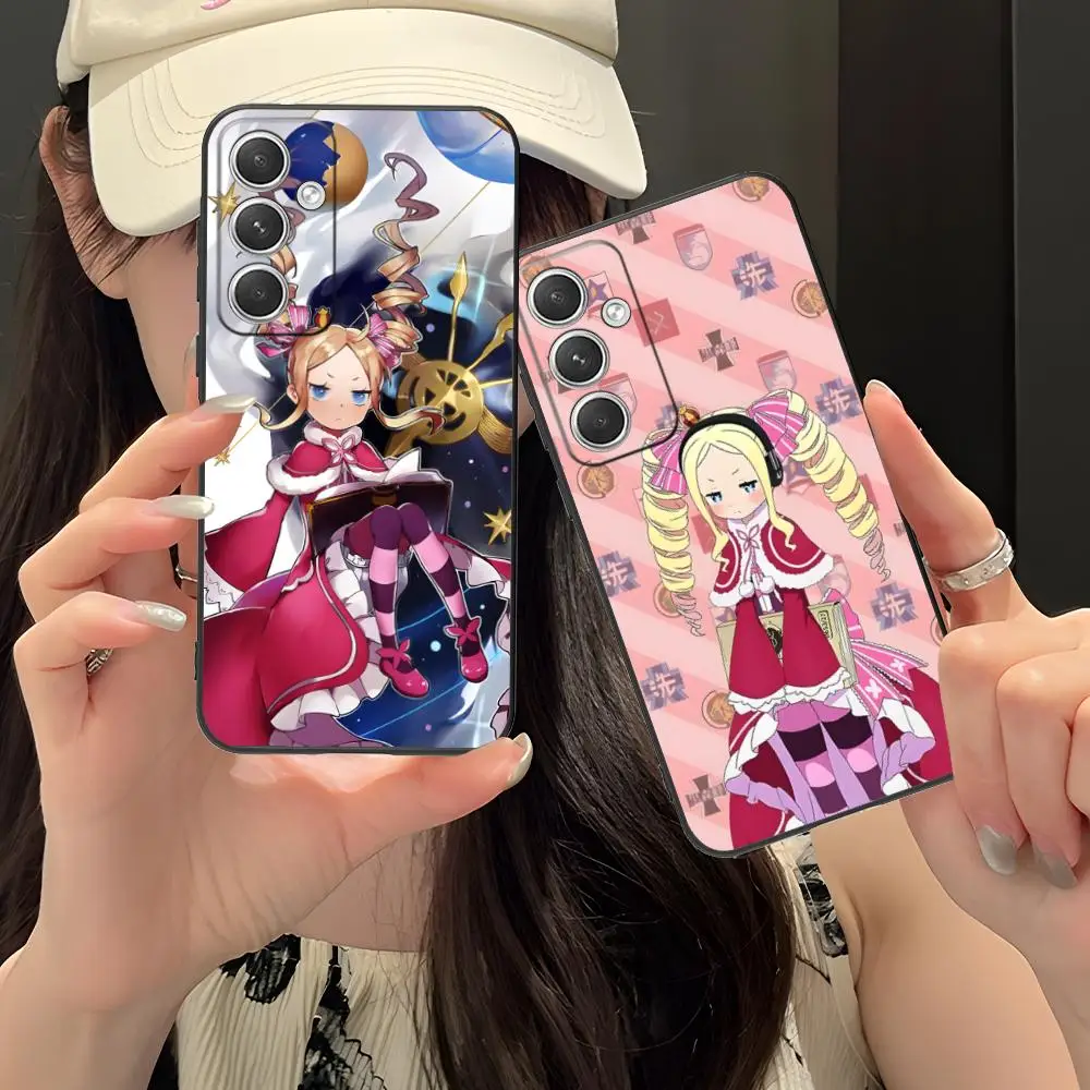 ReZero Beatrice Mobile Phone Case for Samsung Galaxy S25 S24 S23 S22 S21 S20 Note20 Plus FE Ultra Colour Cover Cover Luxury