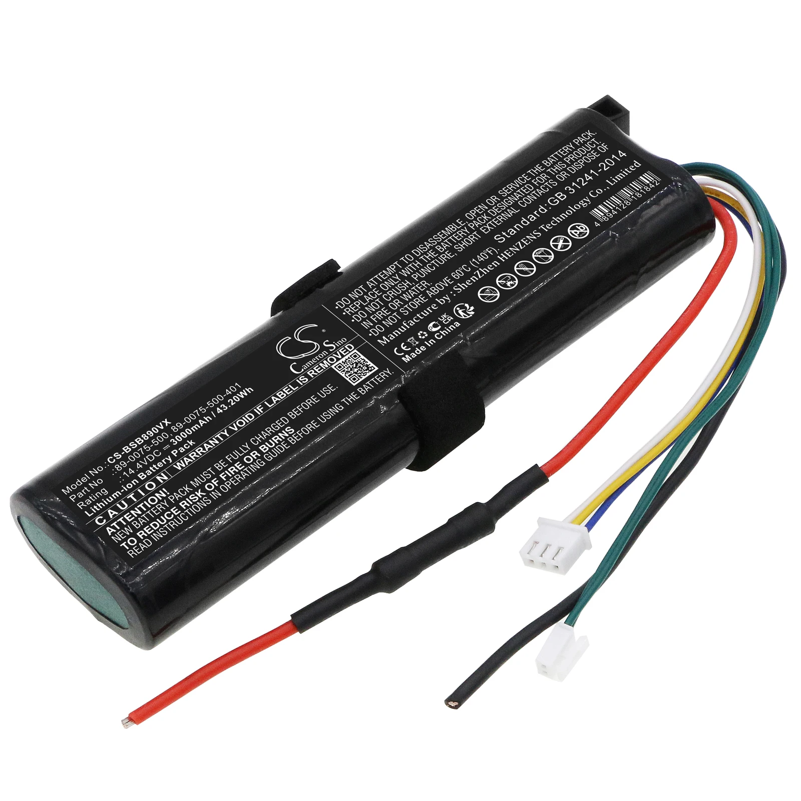 

14.4V 3000mAh Battery P14426D for Bissell Bolt Vacuum P481-14 P481 1954+ 2133+ 2162+ 1959+ 2045+ 3192+ 3079+ P2922-14A P481-25