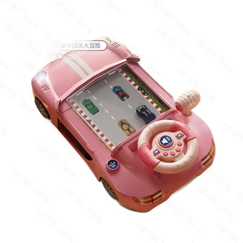 Children's racing big adventure game machine simulation steering wheel simulation driving boys and girls toy gift