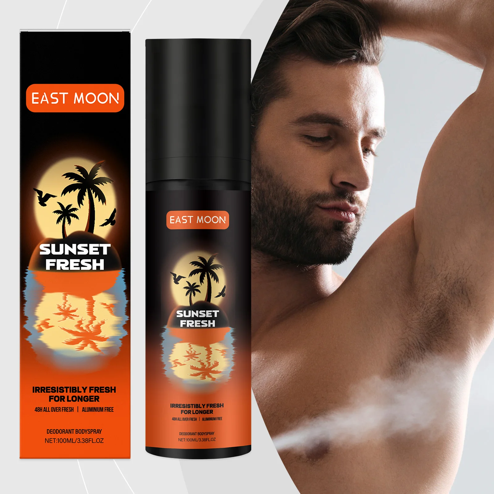 Fruity Deodorant Spray Sweat Eliminator Remove Underarm Odor Keep All Day Refresh Long Lasting Citrus Fragrance Body Deodorant view 2
