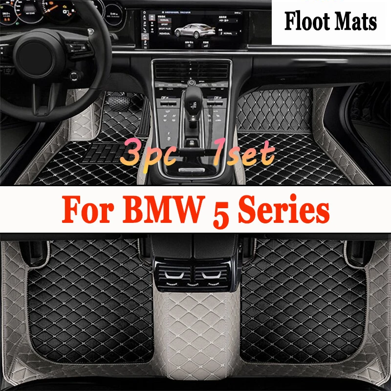 Car Mats Floor For BMW 5 Series E34 1988~1996 Waterproof Car Carpet Floor Mats Cubre Pisos Para Autos Car Accessories Interior