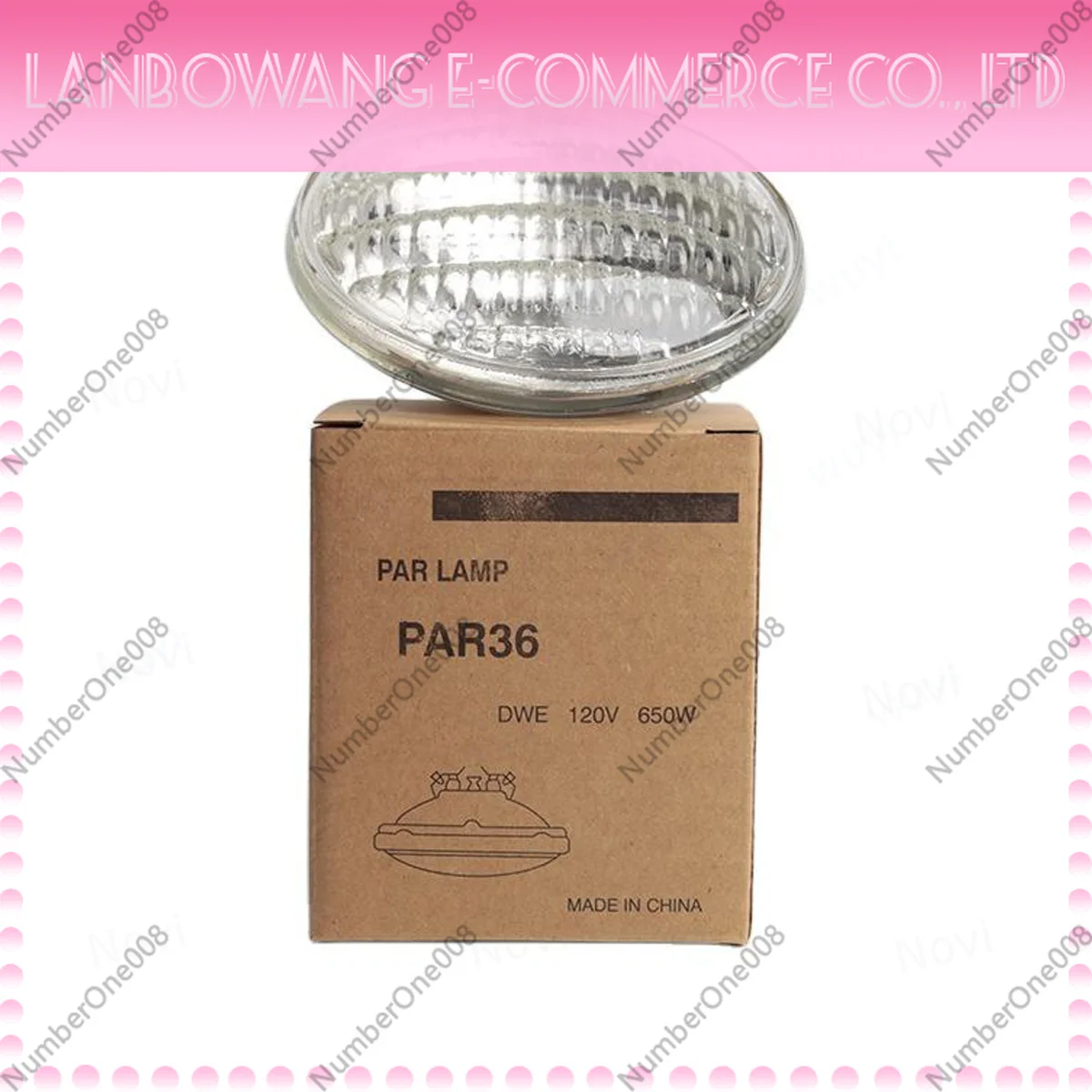 2pcs 4pcs DWE Par36 120V 650W Halogen bulb Blinder Track Guide Spotlight Studio Stage Show Audience Light Screw Terminal Bulb 4