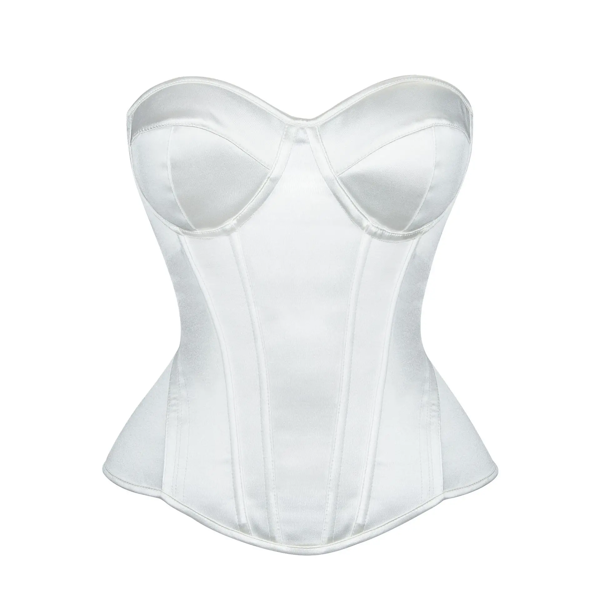 

Bridal Gown Corset Wedding Party Gown Sexy Strapless Outfits Lace Sleeveless Tube Top Elegant Women Boned Shapewear Push Up Bra