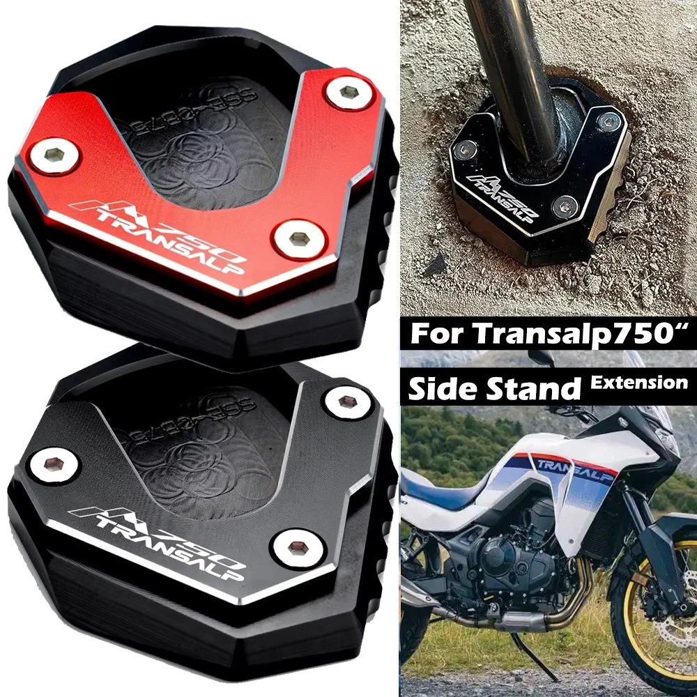 

Подходит для HONDA TRANSALP750 XL 750 TRANSALP 750 XL750 2025 2024 2023. Аксессуары для мотоциклов. Увеличитель площади опоры для боковой подножки.